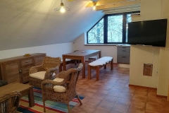 Apartmán - jedálenská a obývacia časť (dining part and living room)